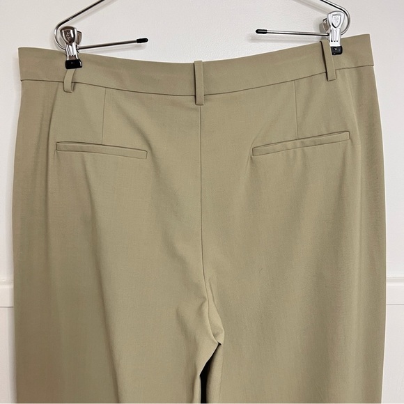 Theory Relaxed Pants in Stretch Wool Soft Sage - Picture 8 of 11